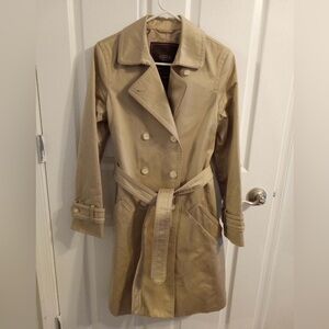 COACH mid khaki trench coat